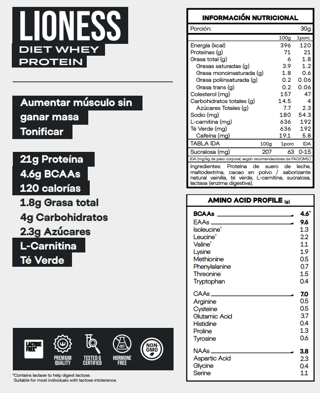 LIONESS Diet Whey Protein 5 lb