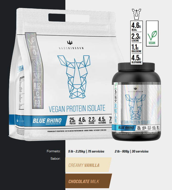 BLUE RHINO Vegan Protein Premium 2 lb