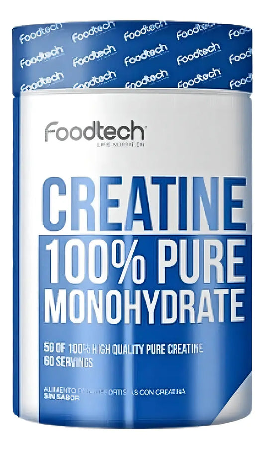 Foodtech Creatine 100% Pure Monohydrate 60 svs