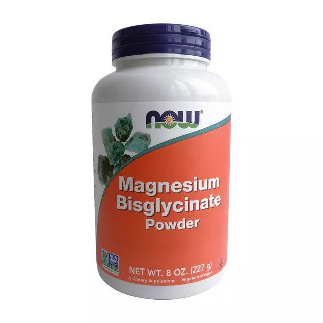 Now Magnesium Bisglycinate Powder 227 grs